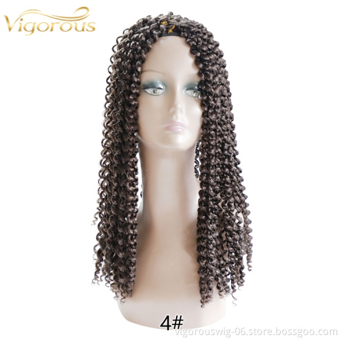Vigorous Cheap Price Wholesale Marly Extension Deep Wavy Darling Brown Black African Ombre Braiding Hair Synthetic